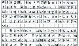 他一一了作文怎么写